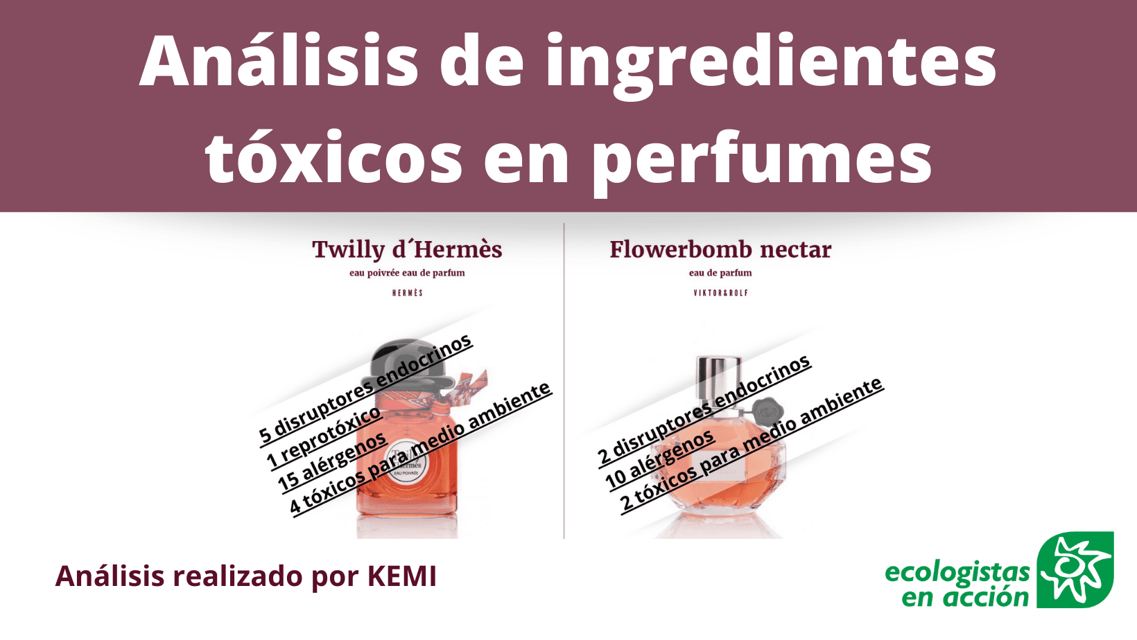 ingredientes tóxicos en perfumes